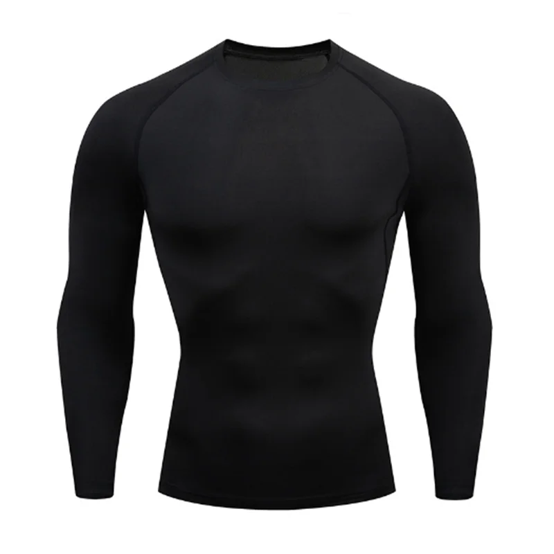 Fitness clothes men's outdoor sports quick drying short sleeved t-shirt training pro running stretch tight fitting clothes yoga - Sun Studio