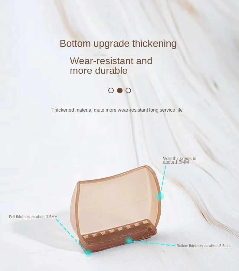 16Pcs Silicone Furniture Non-Slip Legs Pads Chair Leveling Feet Mat Hardwood Floors From Scratches Protectors Mat Home Decor - Sun Studio