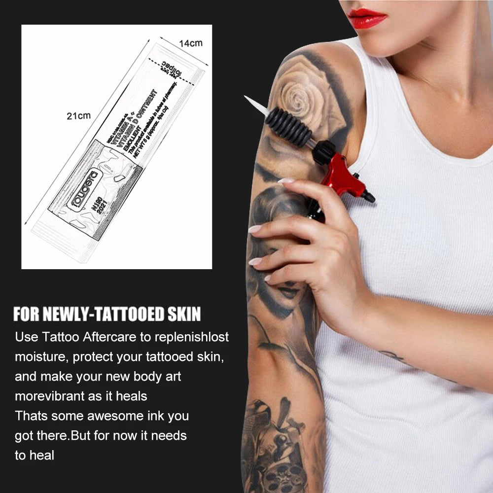 Fougera Vitamin Ointment Tattoo Aftercare Cream Eyebrow Lip Repair A&D Anti-Scar Healing Gel PMU Permanent Makeup Tattoo Supply - Sun Studio