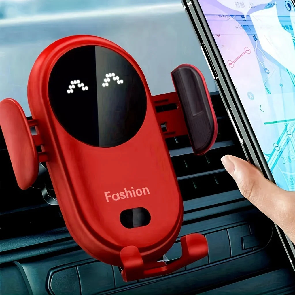 Wireless Charger Car Mount for Air Vent Mount Car Phone Holder Rotating Intelligent Infrared Fast Wireless Charging Charger - Sun Studio