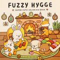 Fuzzy Hygge: Cozy Adult & Teen Coloring Book with Cute Animal Characters to Relieve Stress - Cute Animal Designs - Sun Studio