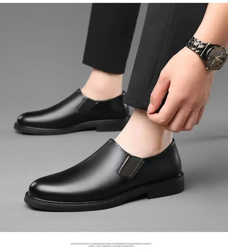 First-Class Military Leather Shoes Casual Business Men's Soft Bottom Shoes All Cowhide Special Offer Clearance Sale - Sun Studio