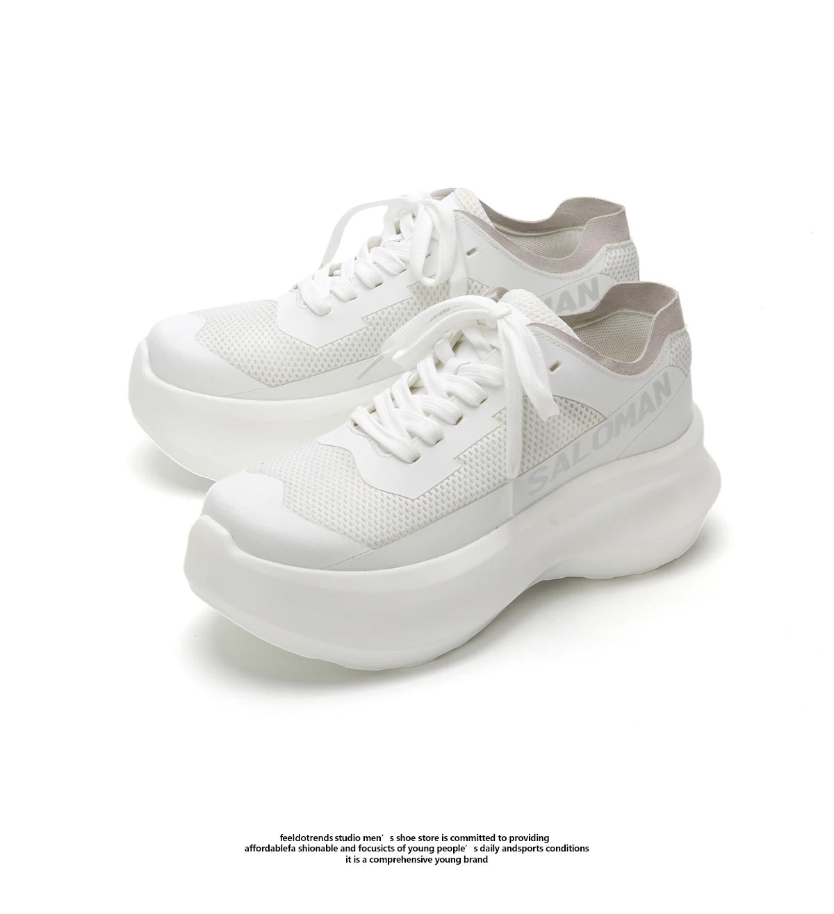 Summer New Mesh Shoes Men's Height 7CM Casual Breathable Dad Shoes Sponge Cake Shoes Thick Bottom Trendy Sports Shoes - Sun Studio