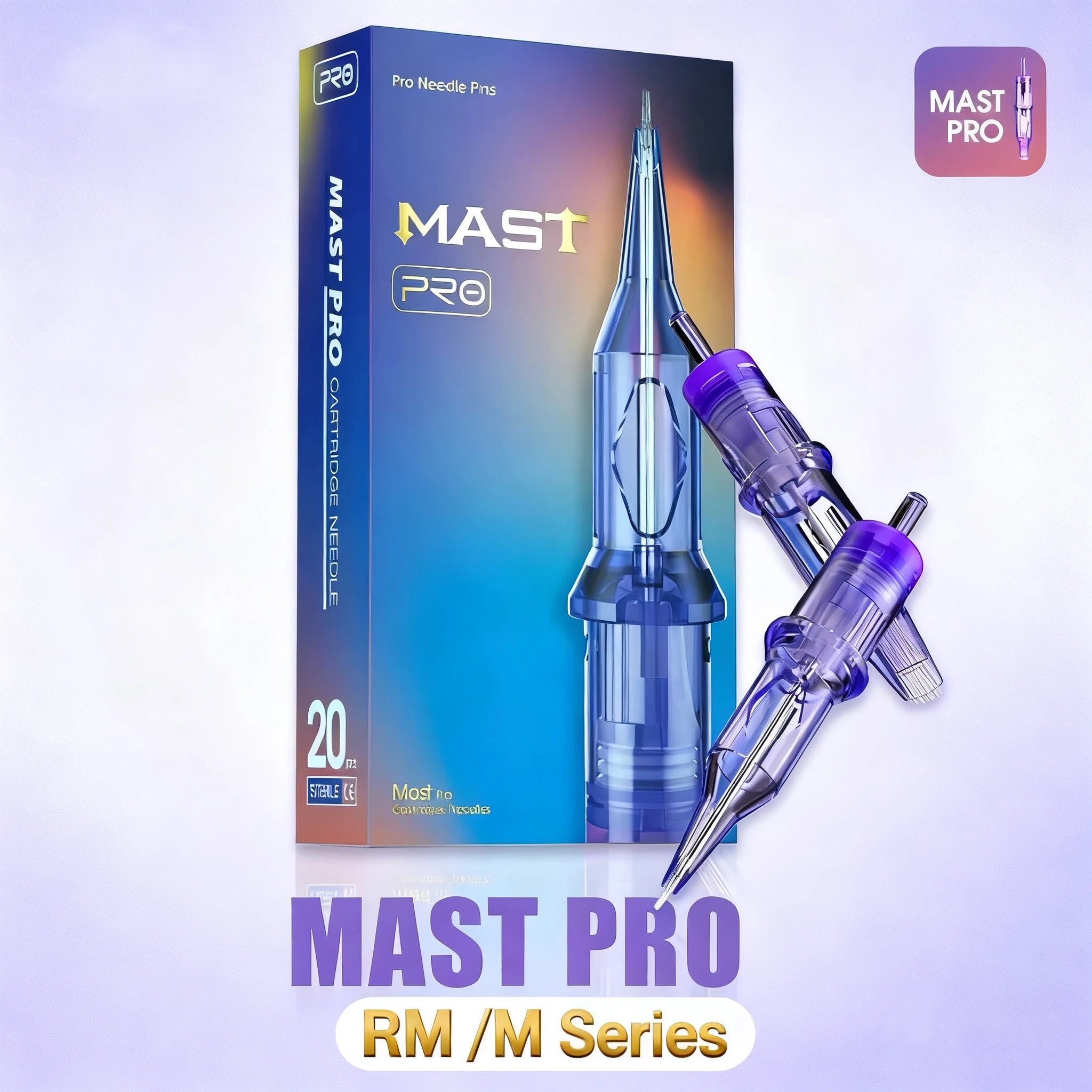 20pcs Mast Pro Tattoo Cartridge Needles RM /M Round Magnum Disposable Permanent Makeup SMP Cartridge Tattoo Needles  Accessories - Sun Studio