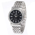 New Casual Watches Women Luxury Fashion Lovers Watch Rhinestone Stainless steel Quartz Watch Men Women Gift Business Wristwatch - Sun Studio