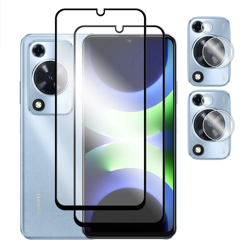 6in1 For Huawei Nova Y72s Glass For Huawei Nova Y63 Y72 Y72s Tempered Glass 2.5D Full Cover Screen Protector For Nova Y72s Film - Sun Studio