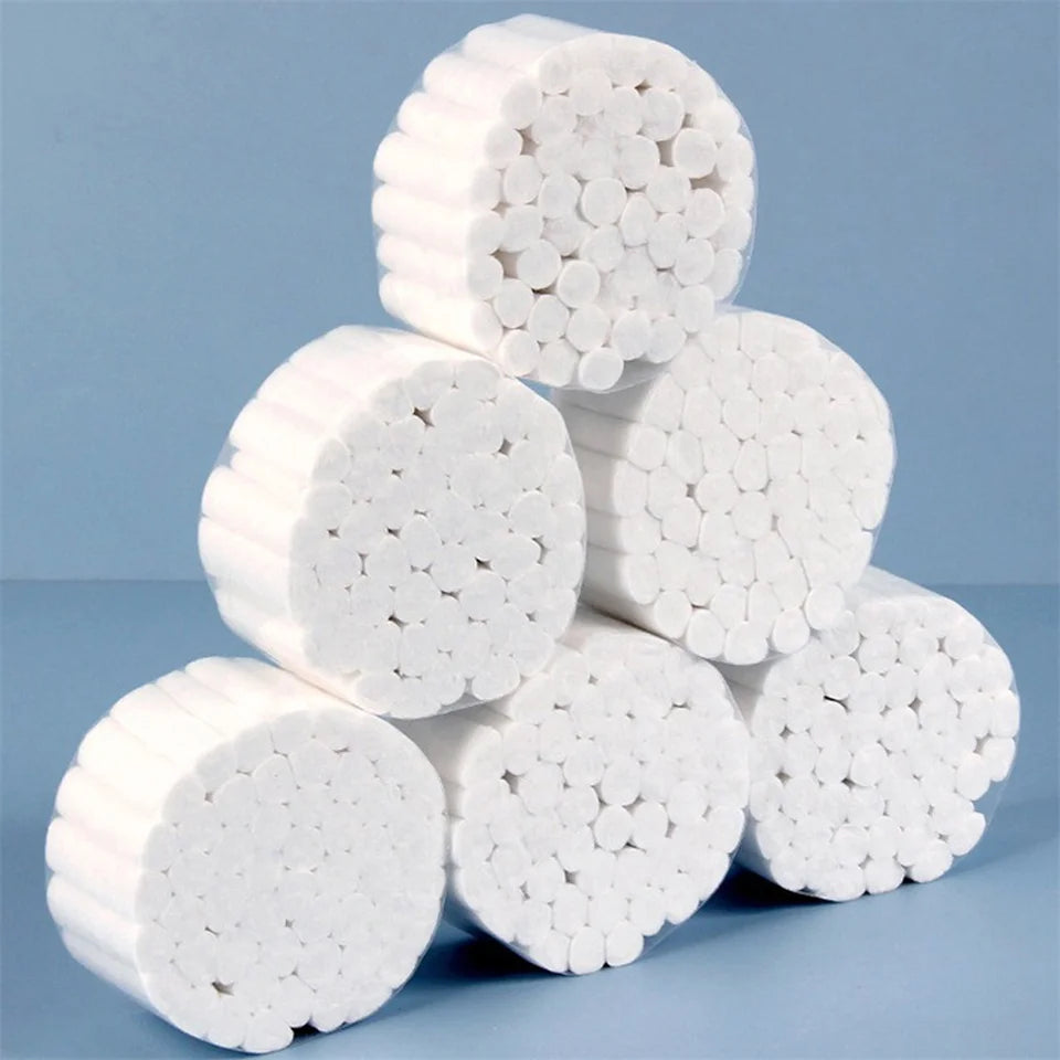 50PCS/ROLL Disposable Lip Tattoo Skin Stretching Swabs Cotton Stick Semi-Permanent Makeup Lip Tattoo Coloring Accessories - Sun Studio