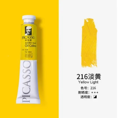 50/170ML Oil Painting Pigment for Beginners and Students Majoring In Fine Art Painting Creation Light-resistant Delicate Pigment