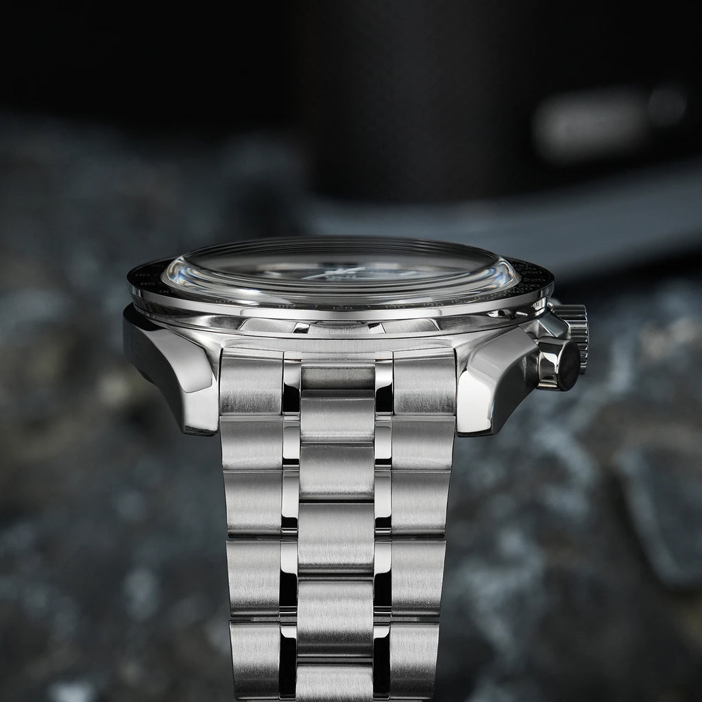 Watchdives WD1863 Sports Chronograph Watch VK63 Sweep Mechanical Quartz Watches Bubble Sapphire Mirror Waterproof 100M Men Watch - Sun Studio