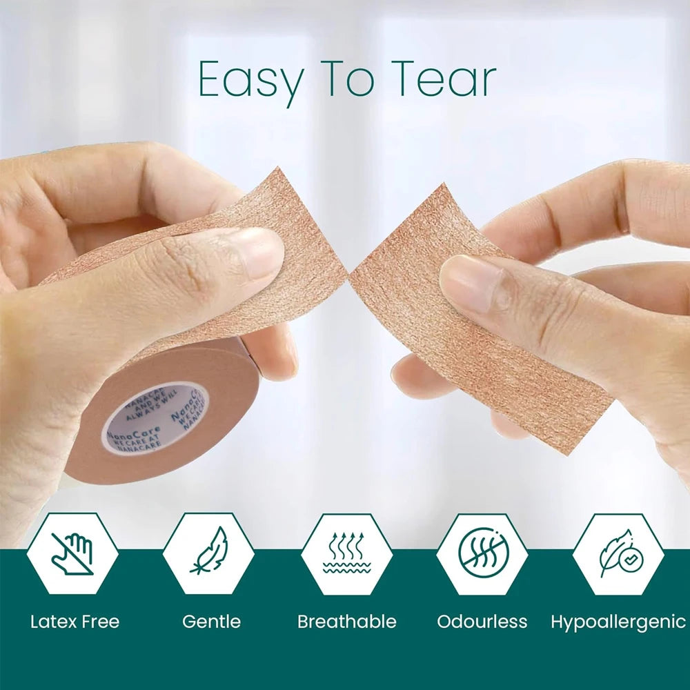 10Rolls Micropore Tape, Breathable Paper Tape , Latex-Free Paper Surgical Tape, Individually Boxed Paper Bandage Tape Rolls - Sun Studio