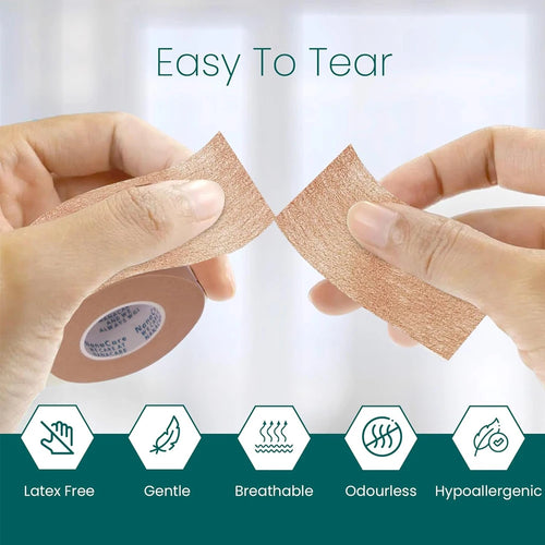 10Rolls Micropore Tape, Breathable Paper Tape , Latex-Free Paper Surgical Tape, Individually Boxed Paper Bandage Tape Rolls - Sun Studio
