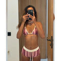 3 Pieces Print Bikini Swimsuit with Cover Up Swimwear Women Bathing Suit Short Pants  Micro Bikini Set Swimming Suits Biquini - Sun Studio