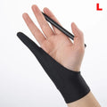 Drawing Gloves Palm Rejection Two Finger Hand Gloves for Tablet Digital Board Screen Touch Drawing Anti-fouling Gloves - Sun Studio
