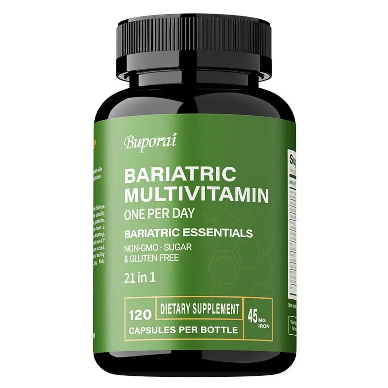 Bariatric Multivitamin Supplement - Contains 21 Vitamins and Minerals To Promote Overall Health and Maintain Energy Levels - Sun Studio