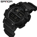 SANDA Top Brand Classical Style Men Digital Watch Military Sports Watches Fashion Waterproof Electronic Wristwatch Shockproof - Sun Studio