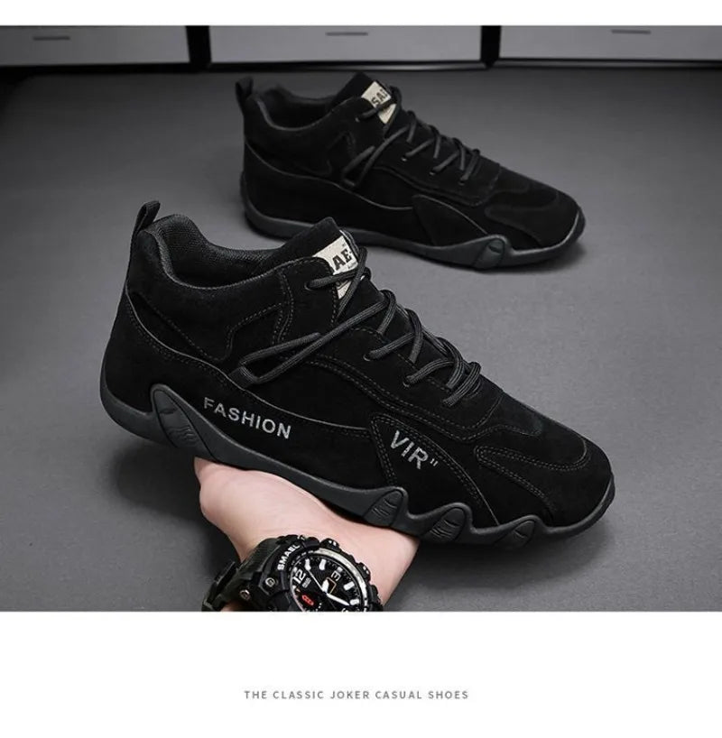 Outdoor Fashion Men's Shoes Loafers Comfort Walking Vulcanzed Sneakers Men Original Men's Ankle Boot Non Slip Work Shoes for Men - Sun Studio