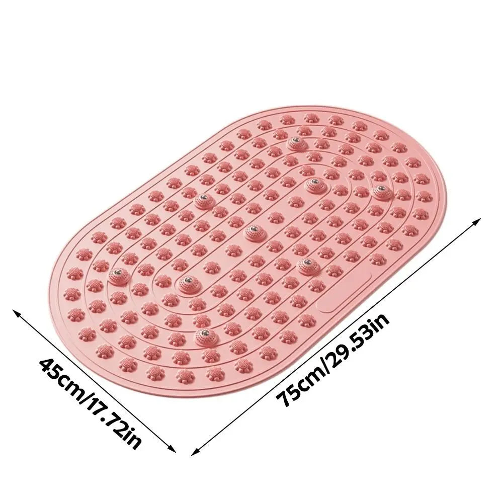 45x75cm Foot Massage Pad Liquid Silicone Heat-Resistant Foot Mat Sweat-Proof Anti-Slip Jogging Mat - Sun Studio