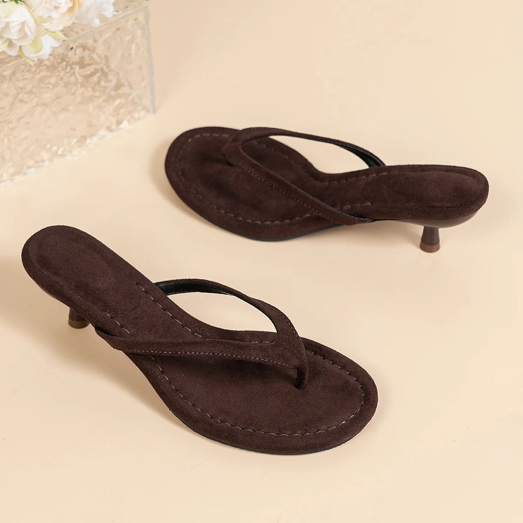 Summer new style open-toe sandals for women - ankle-length, versatile, round-toe, low-heeled, high-heeled claddes - Sun Studio