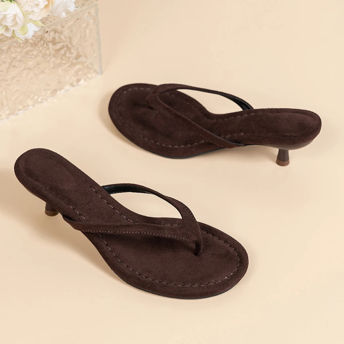 Summer new style open-toe sandals for women - ankle-length, versatile, round-toe, low-heeled, high-heeled claddes - Sun Studio