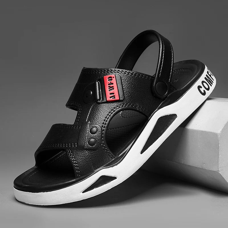 Men's Slippers Summer New Sandals EVA Light Adult Thick-soled Beach Shoes Non-slip Open-toe Sandals for Outdoor - Sun Studio