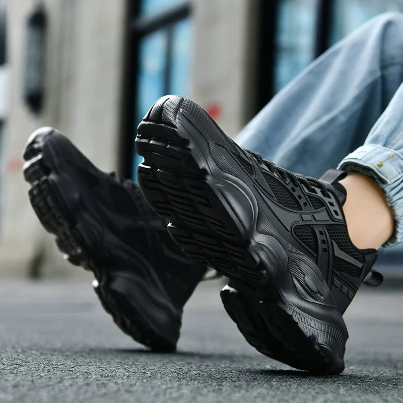 Men Sneakers Platform Running Shoes Trend Street Athletic Male Basketball Shoes Black Walking Casual Shoe Plus Size 48 Men Shoes - Sun Studio