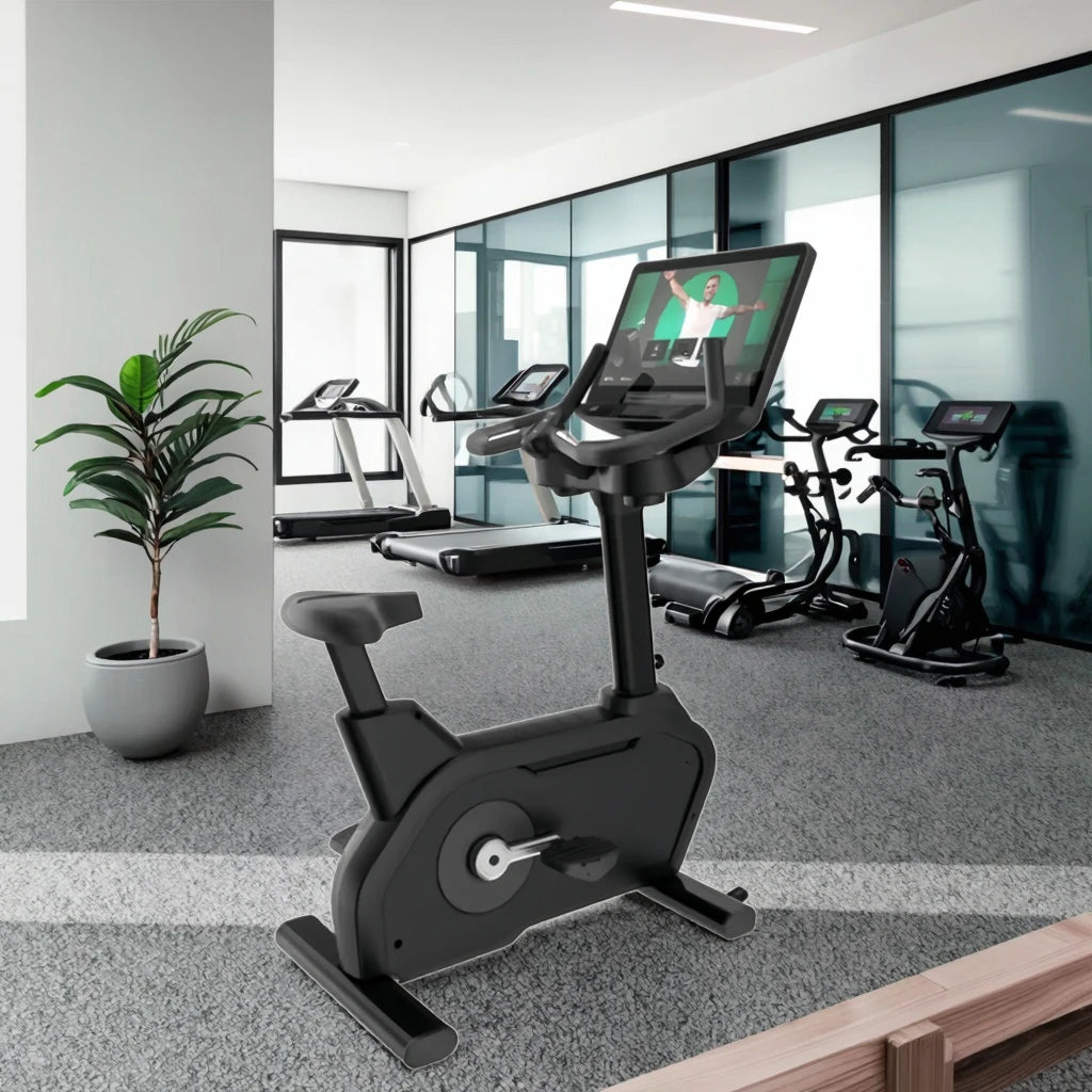 Commercial Cardio Training Workout Gym Equipment Indoor LCD Upright Exercise Bike For Club - Sun Studio