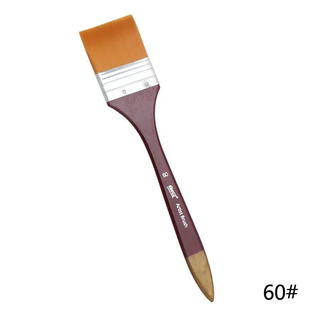 1Pcs Paint Brushes Acrylic DIY Graffiti Brush Set For Artist Oil Scrubbing Brush School Drawing Paint Stationery Supplies - Sun Studio