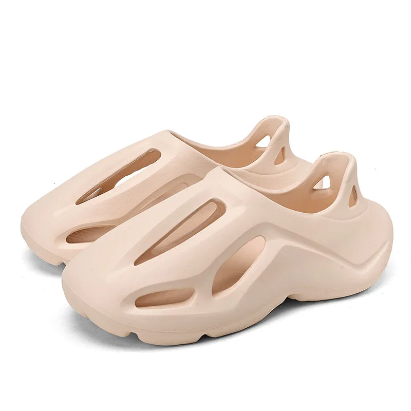 Summer Men Women Slippers Camouflage Platform Outdoor Clogs Shoe Beach Sandals Male Soft EVA Indoor Home Slides Lover Flip Flops