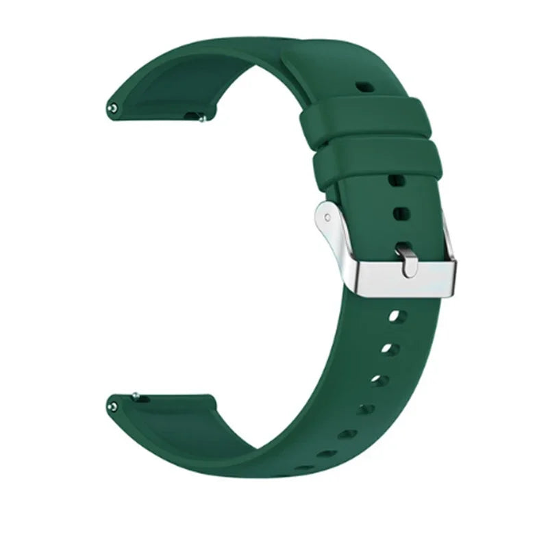 Hot Sell 20MM 22MM Silicone Watch Strap 20/22mm Universal Watchband Wristwatch Band for P22 Smartwatch &Other Watches Bracelet - Sun Studio