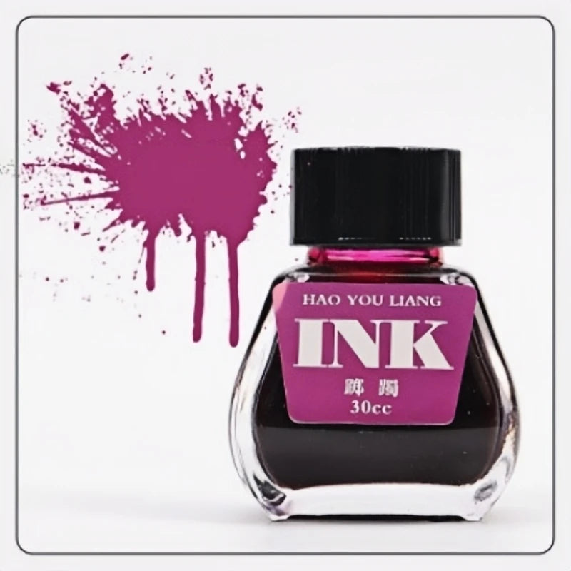 30cc Drawink Ink 16 colours Ink Dye Type Non-carbon non-clogging fountain pen ink Coloured ink Fountain pen light colour ink - Sun Studio