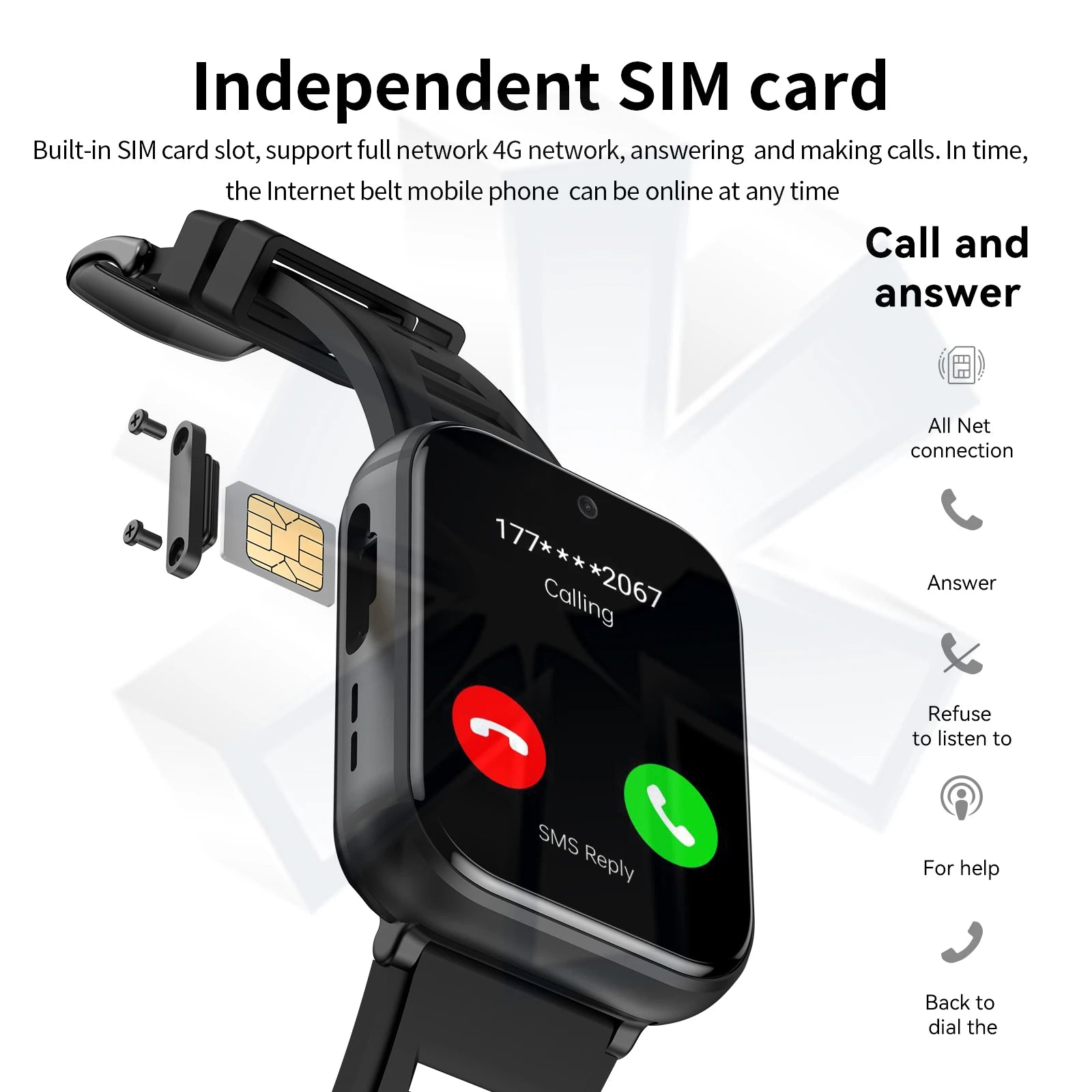 Q668 4G Smartwatch 2025 Watches 1.99 Inch Men Gift With SIM Wifi Android IOS Waterproof Outdoor GPS Smartwatch   For Xiaomi - Sun Studio