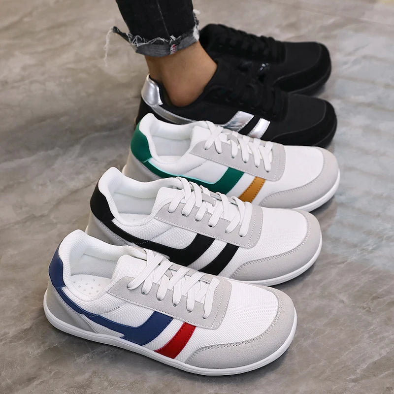 Men's Wide Toe Box Barefoot Shoes Minimalist Sports Shoes with Zero Drip Soles The Best Breathable Mesh Designer Men's Running - Sun Studio