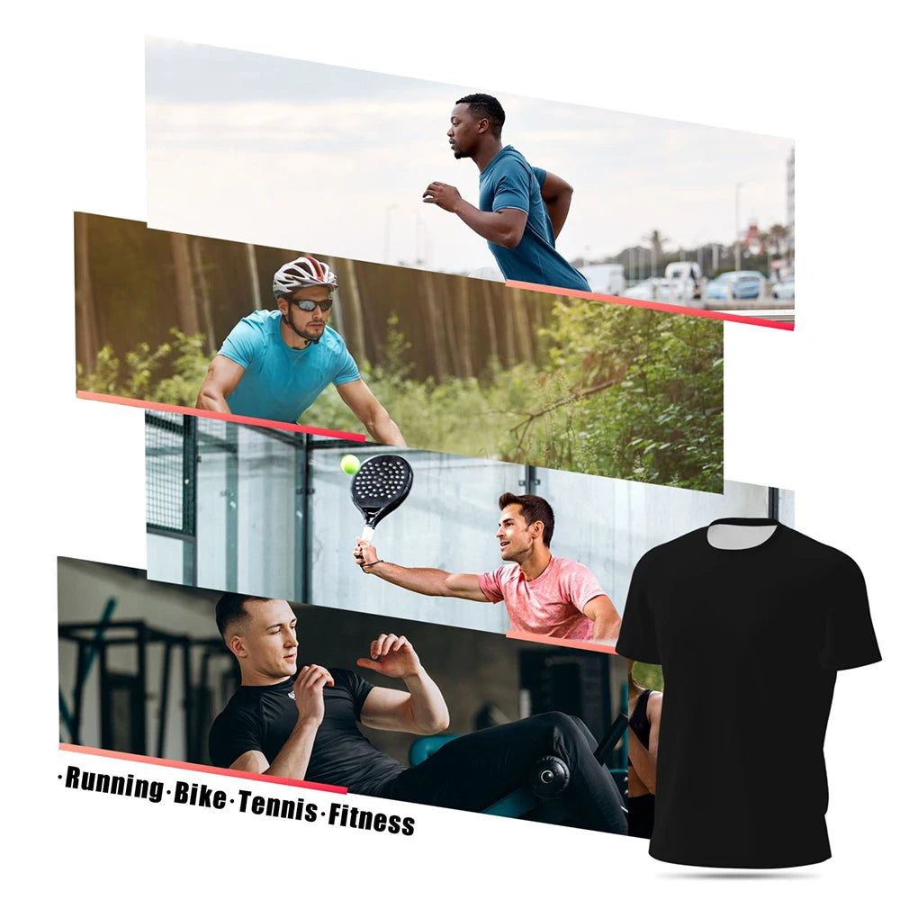Gym T-Shirt For Man Retro Geometric 60S 70S T-Shirts Fashion Psychedelic Art Beach Tees O Neck Y2K Fun Design Tops Gift Idea - Sun Studio