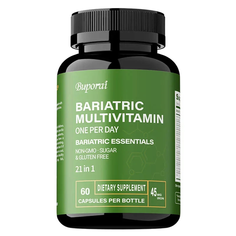Bariatric Multivitamin Supplement - Contains 21 Vitamins and Minerals To Promote Overall Health and Maintain Energy Levels - Sun Studio