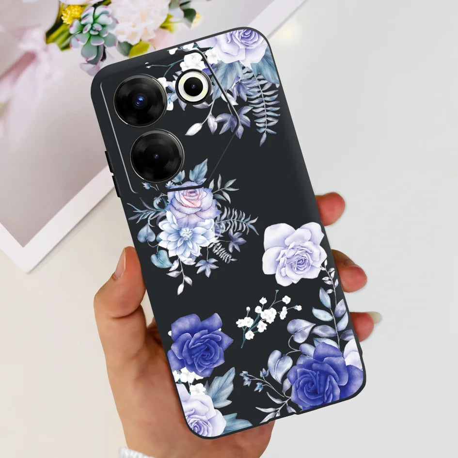 For Tecno Camon 20 Pro 5G Case 2023 Cute Love Heart Football Slim Cover Soft Silicone Funda For Tecno Camon20 Pro 5G CK8n Bumper