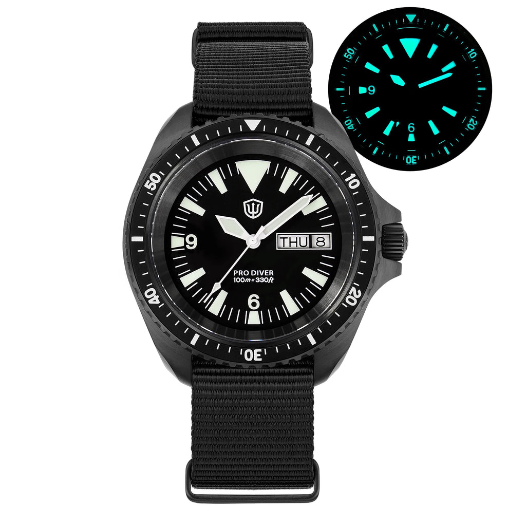 Watchdives WD1980 V3 Luxury Watch VH31 Scanning Quartz Movement AR Coating Sapphire Glass 10Bar Waterproof Men's Watches - Sun Studio