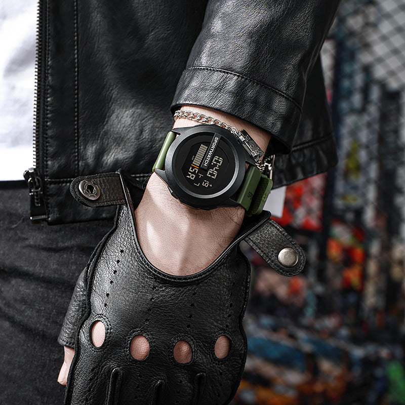 Men's Sports Watches Luxury Digital Watch Stopwatch Luminous Date Week Multifunction Fitness Electronic Wristwatch Reloj Hombre - Sun Studio