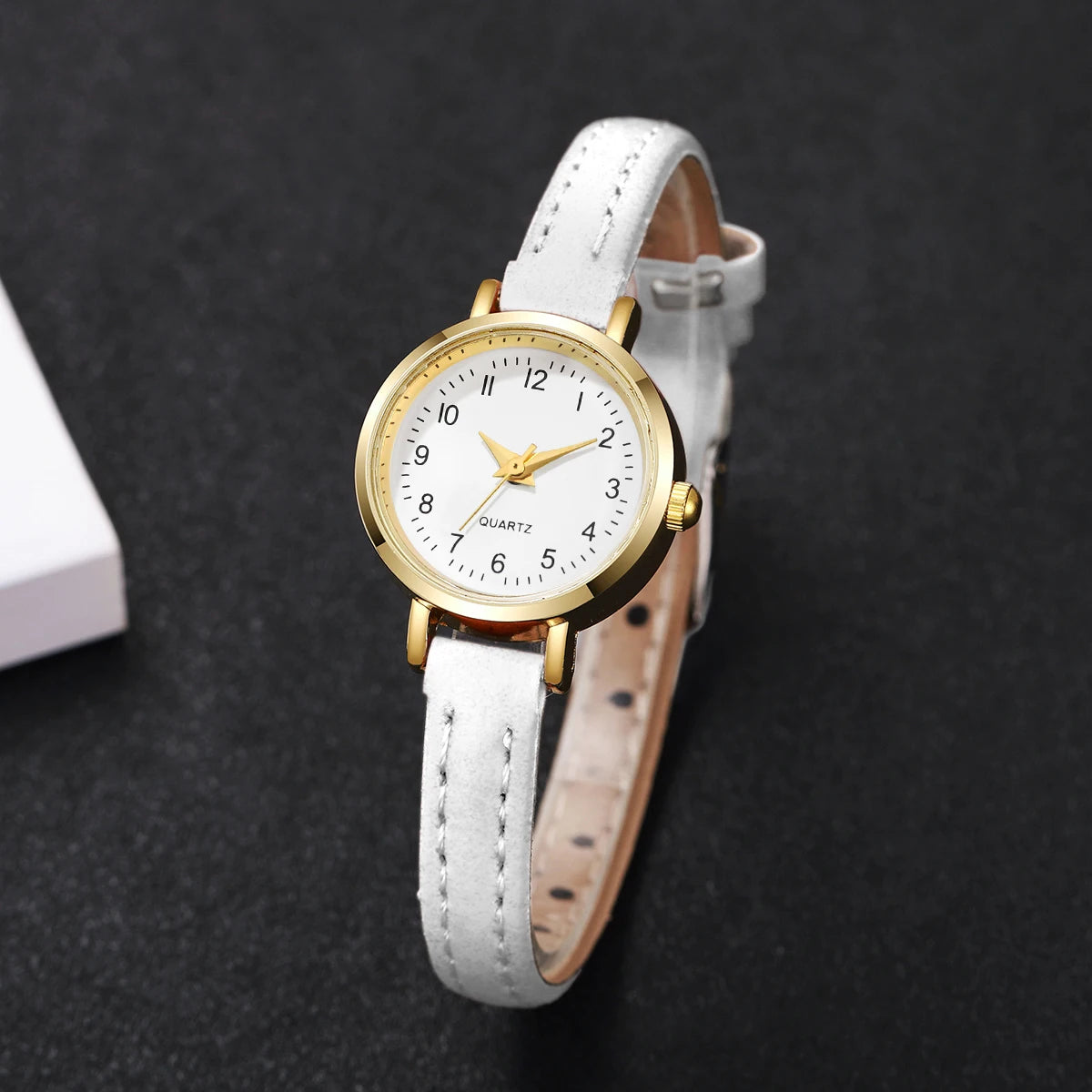 Fashion  Small Dial Women's Quartz Watch Ladies Leather Strap Wrist Watches Reloj Mujer（Without Box） - Sun Studio