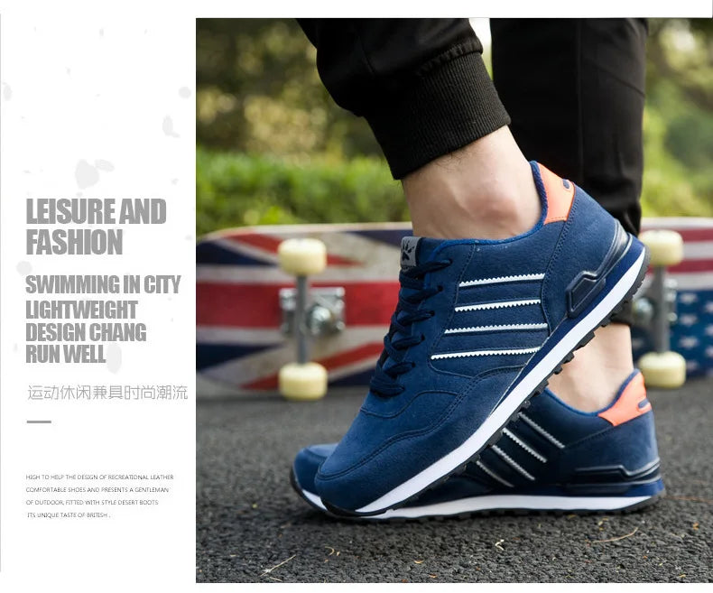 Brand Sneakers Men Outdoor Running Shoes High Quality Lace-Up Men Casual Shoes Fashion Comfortable Walking Shoes Tenis Hombres - Sun Studio