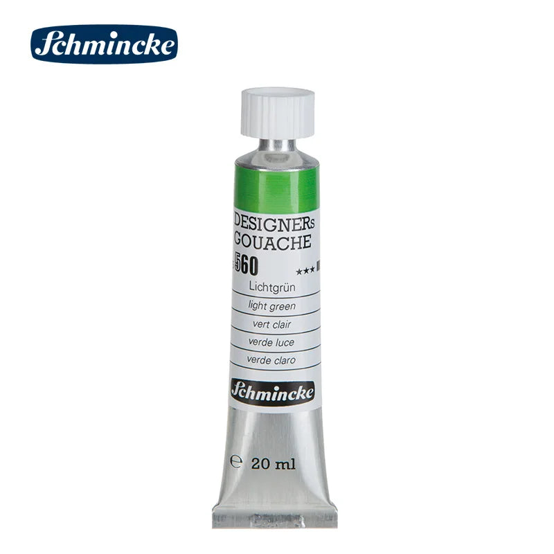 Germany Schmincke Designer Gouache Paint Tube 20ml Opaque Gouache Paint Professional Artist 48 Colors Drawing Art Supplies Cute