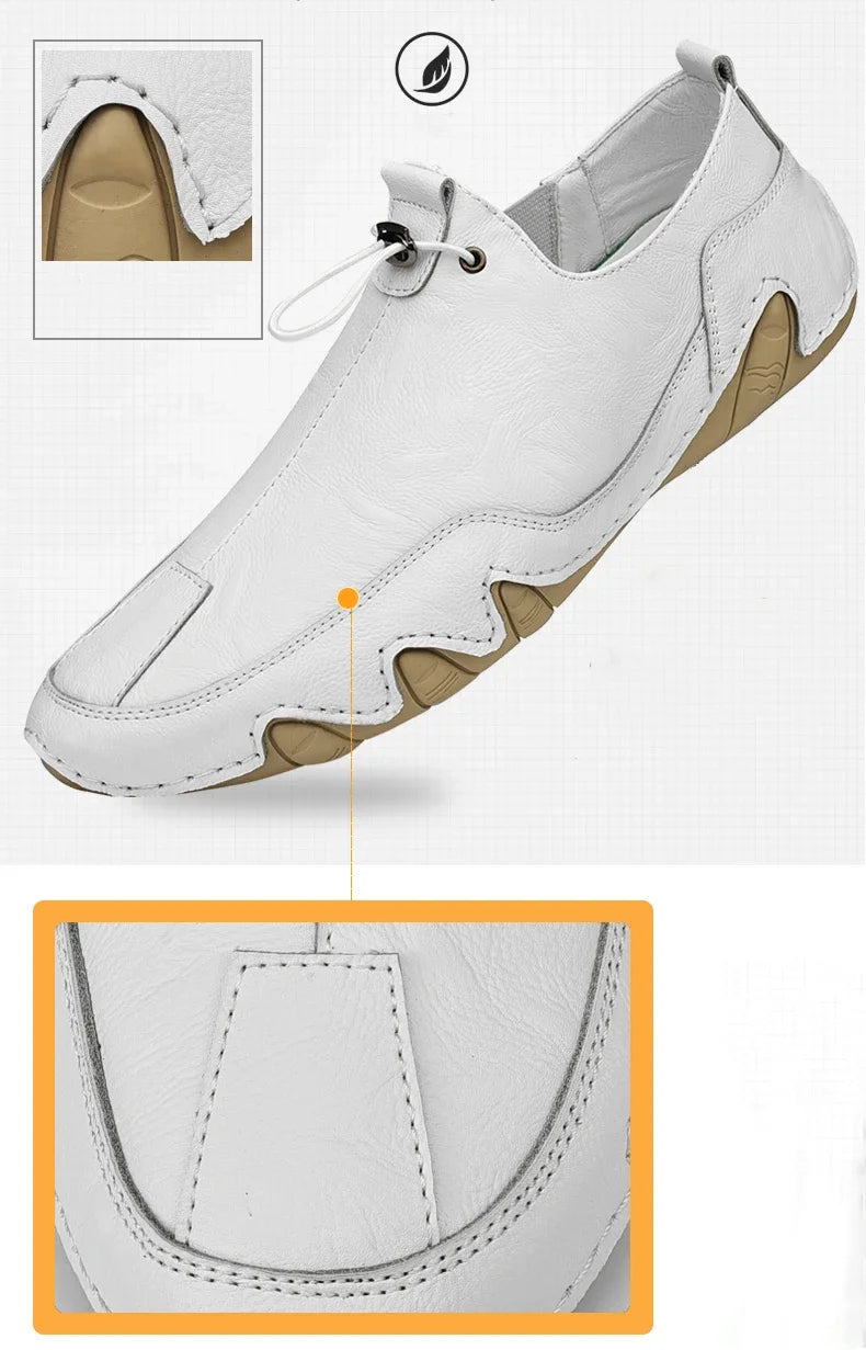 Size 38-47 Men Sneakers Leisure Comfortable Walking Genuine Leather Shoes Sports Outdoor Footwear Loafers Male Trainers 2021 - Sun Studio
