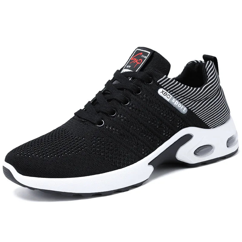 Shoes men 2025 new trend men's shoes breathable lace-up running Korean version light casual sports - Sun Studio