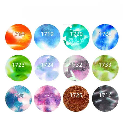 10/12 Color Layered Color 2/3mL Wet Separate Watercolor Pigment Artist Level Art Transparent Painting/Chinese Painting Creation - Sun Studio