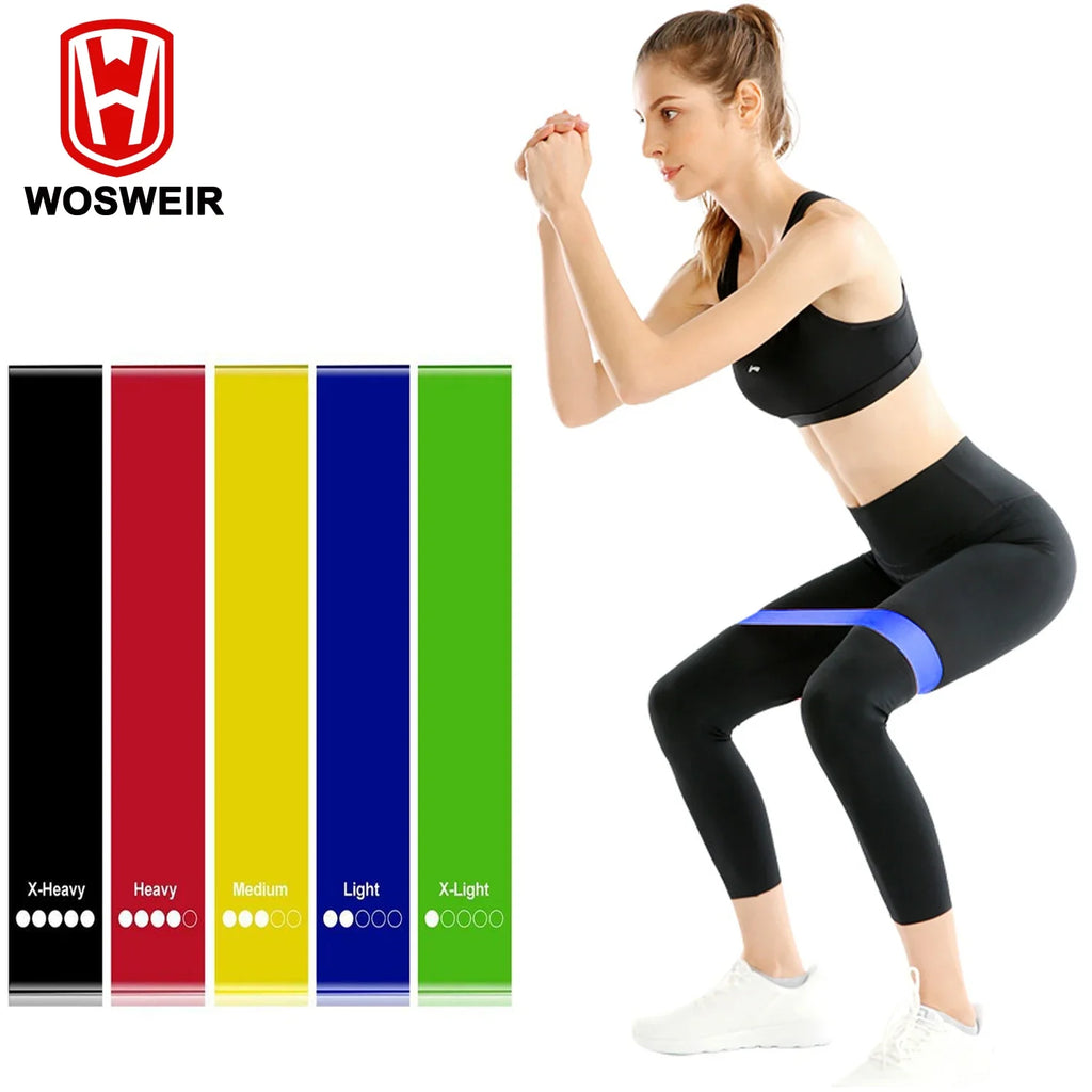 WOSWEIR-Training Resistance Bands Yoga Gym Fitness Gum Pull Up Assist Rubber Band Crossfit Exercise Home Workout Equipment - Sun Studio
