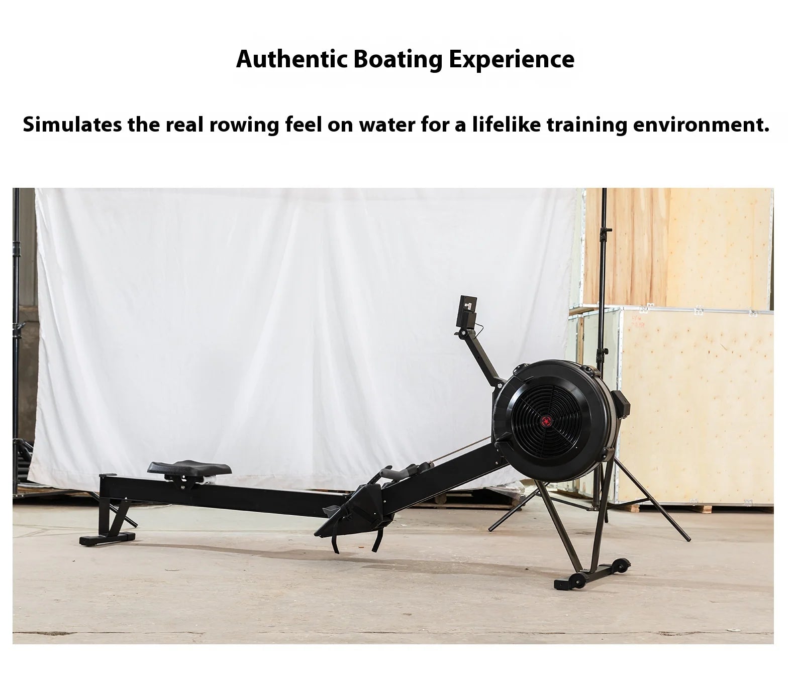 Training Fitness Gym Equipment Air Rower Rowing Machine Weight Loss And Body Shaping - Sun Studio