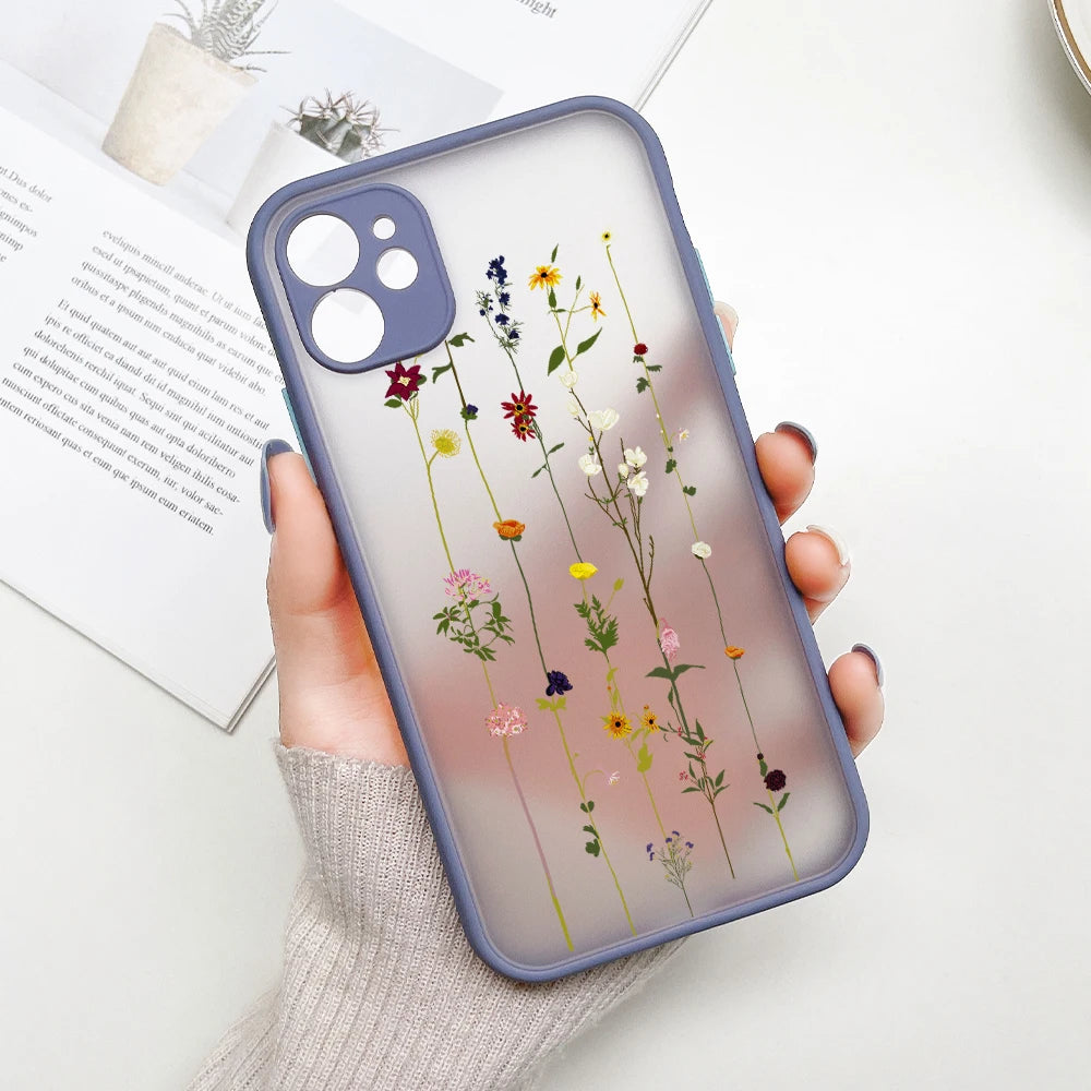 Funda For iPhone 11 Case iPhone 15 14 13 12 11 Pro Max Phone Cases iPhone 15 Plus 7 8 X XS Max XR SE 2020 2022 Funda Matte Cover