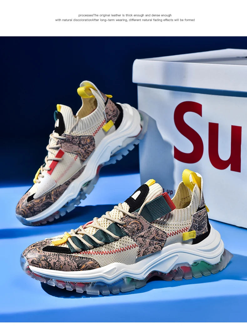 Shoes men Sneakers Male casual Mens Shoes tenis Luxury shoes Trainer Race Breathable Shoes fashion loafers running Shoes for men - Sun Studio