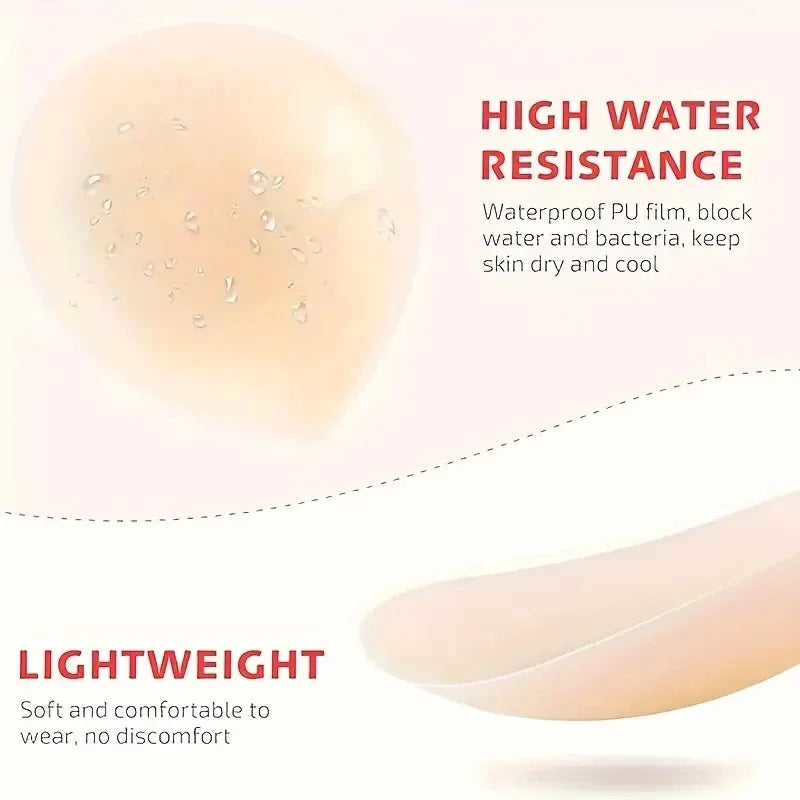 2Pcs/Set Private Concealer Silicone Pads Part Reusable Nursing Adhesive Swimsuit Sticker Women Protector Invisible Parts - Sun Studio