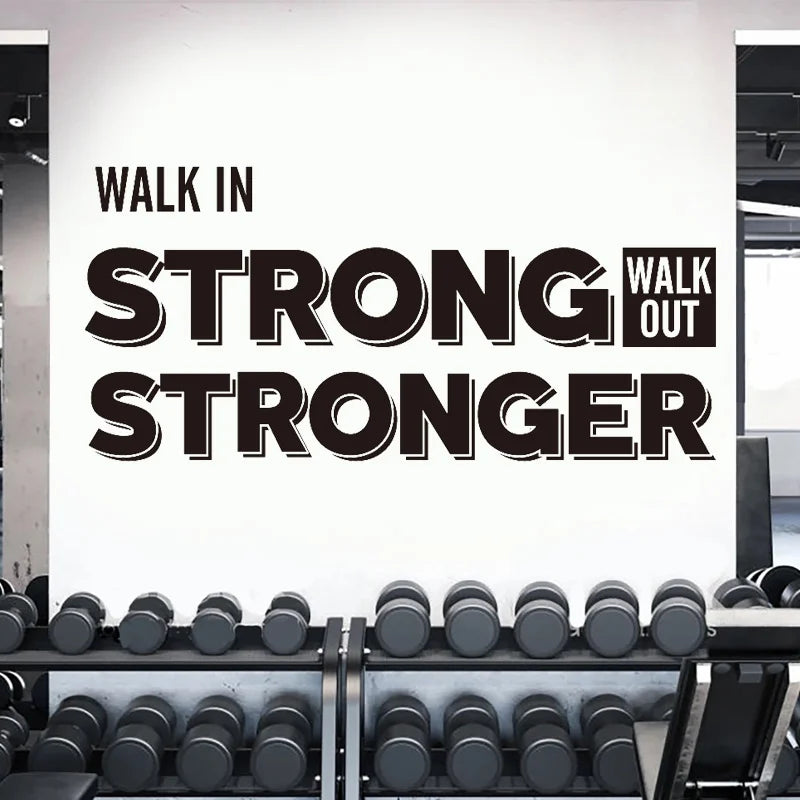 Gym Decor Ideas Home Gym, Be Stronger Than Your Excuses, Exercise, Train, Workout, Gym, Quotes, Gift  home office decor  2320 - Sun Studio
