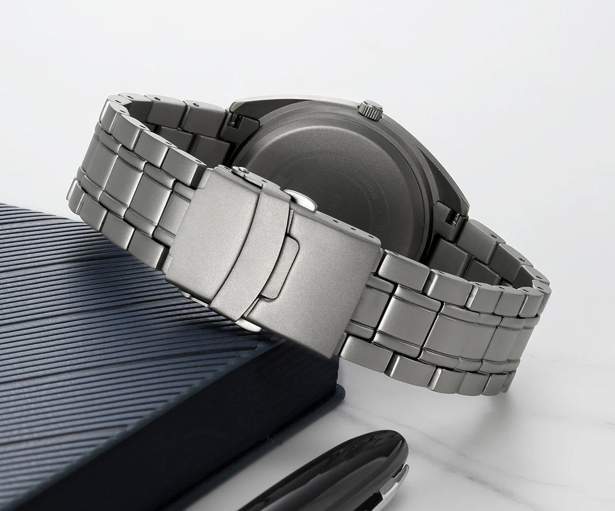 BERNY Titanium Watch for Men Supper Light Weight Wristwatch Super Luminous Sapphire 10ATM Waterproof Sport Field Quartz Watches - Sun Studio